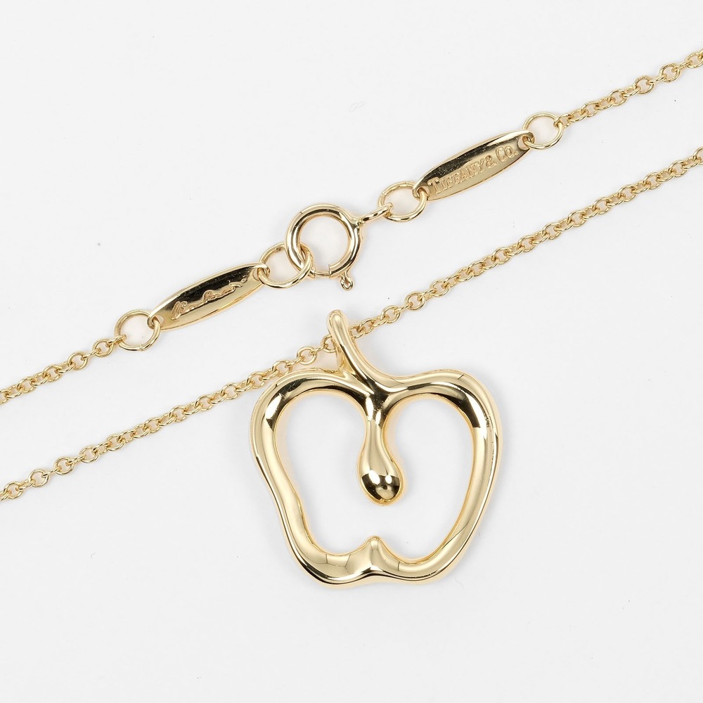 Tiffany Apple Necklace Yellow Gold View 5